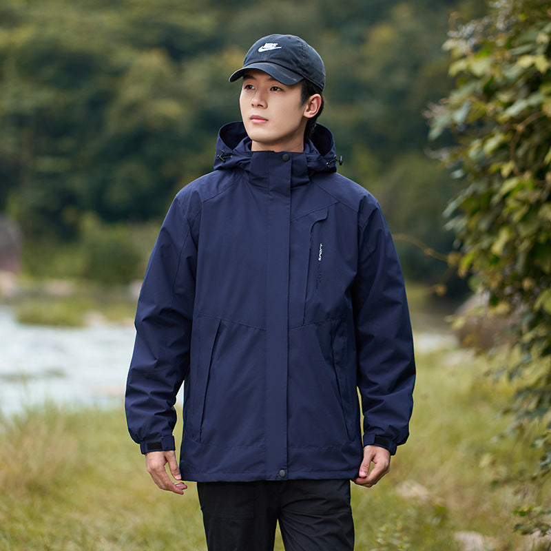 Breathable Mountaineering Suit Stitching Trendy Coat